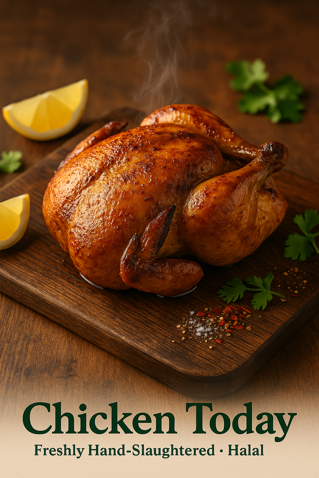 Fresh Halal Chicken – Same-Day Whole (Hand-Slaughtered)