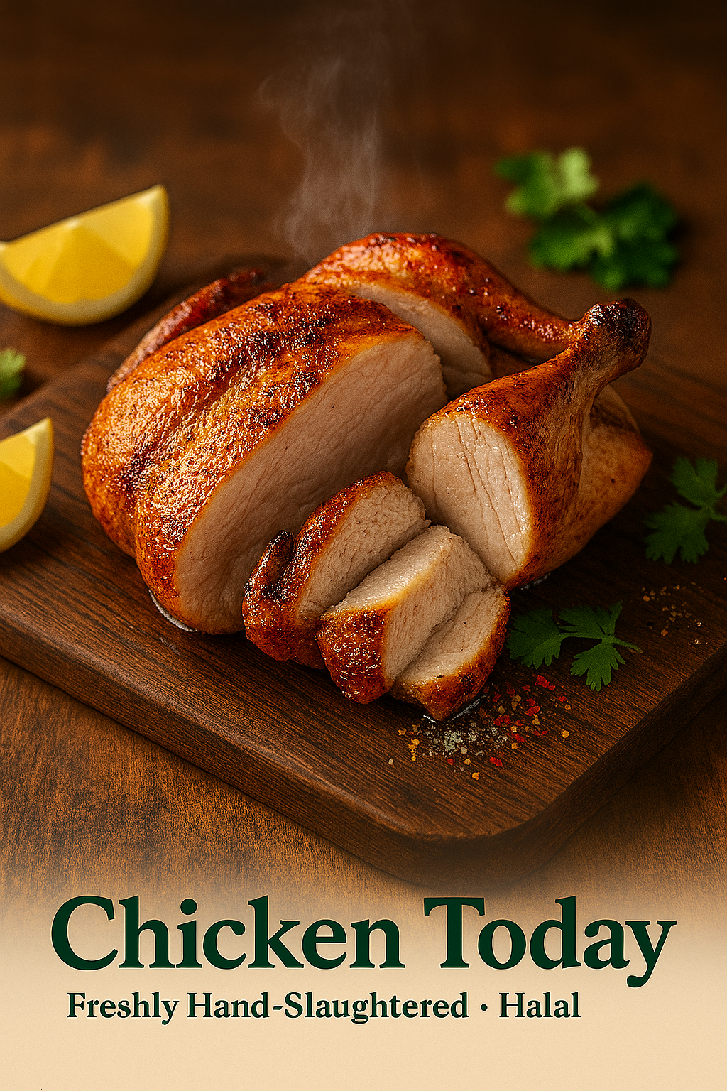 Fresh Halal Chicken – Same-Day Whole (Hand-Slaughtered)