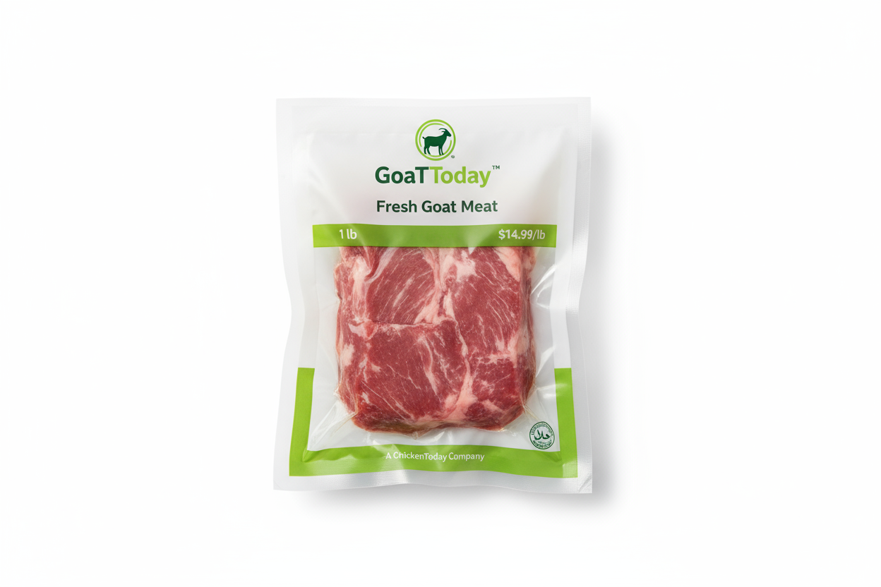 GoaTToday™ vacuum-sealed packaging